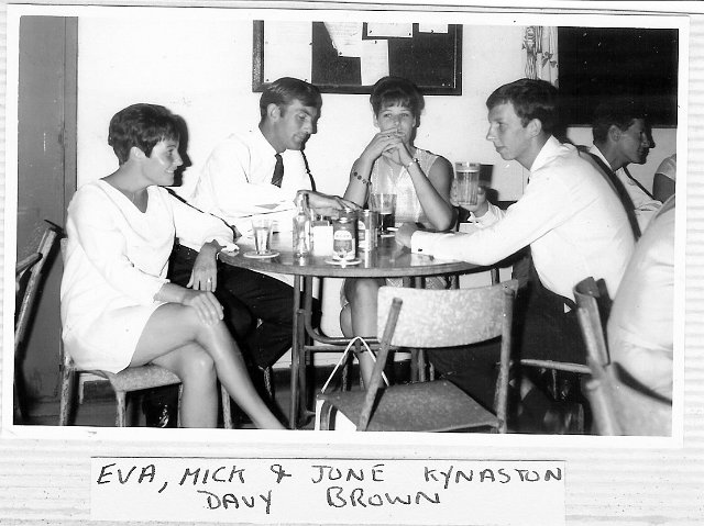 Eva, Mick & June,Davey Browna